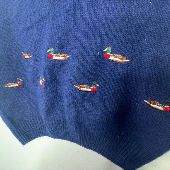 Vintage J.G hook wool sweater vest size large - Picture 3 of 5